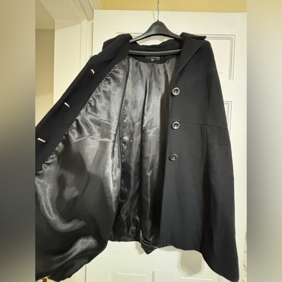 Kristen Blake women’s 16W Black wool/cashmere blend dress coat - Picture 6 of 8